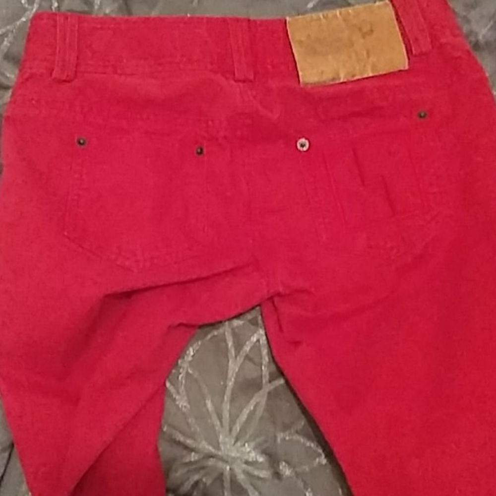 L.a.m.b. Red Rare Jeans size 2 Spring 08